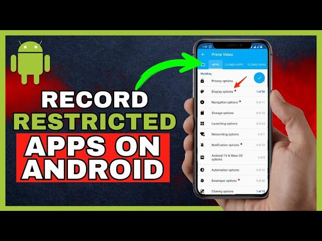 How To Screen Record Restricted Apps On Android | (Quick & Easy 2024)