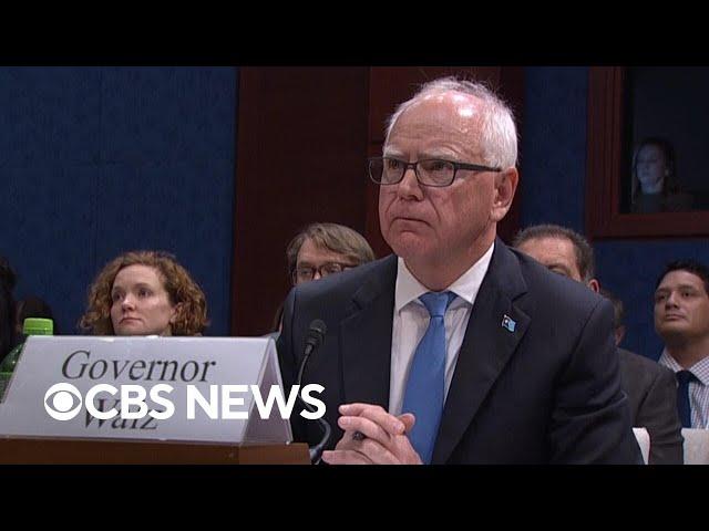 Minnesota Rep. Emmer grills Gov. Walz at House hearing on sanctuary cities