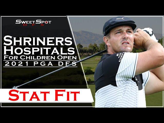 Shriners Hospitals for Children Open | SweetSpotDFS | Stat Fit