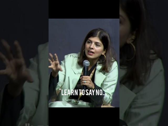 Learn To Say No - Sarah Sham in a Q&A
