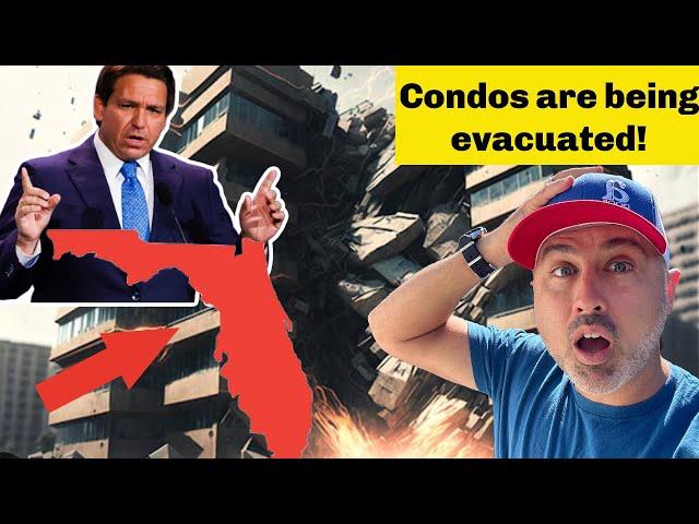 Florida Condos are being Evacuated! (It is getting worse!)