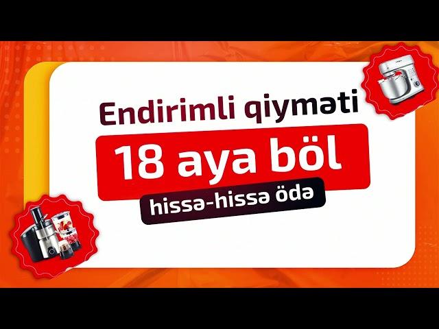 Endirimli fiyatı  18 aya ode