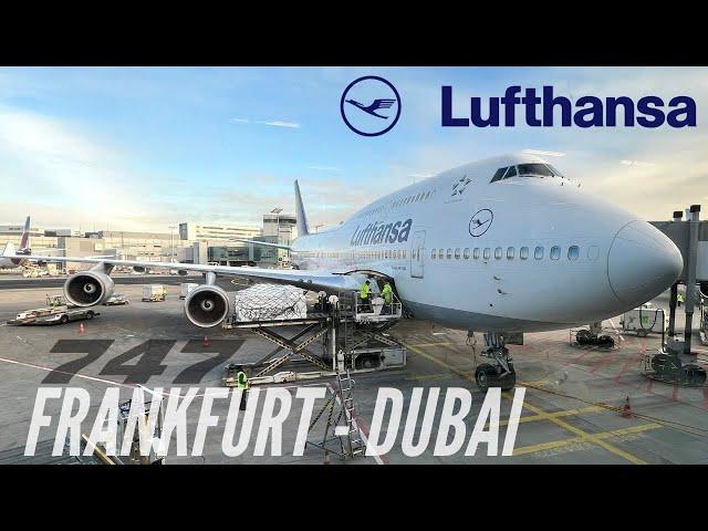 Trip Report | The Queen of the Skies | Frankfurt - Dubai | Lufthansa Economy Class | Boeing B747-400