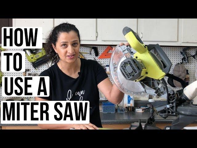 How to use a Miter Saw - A complete beginner's guide