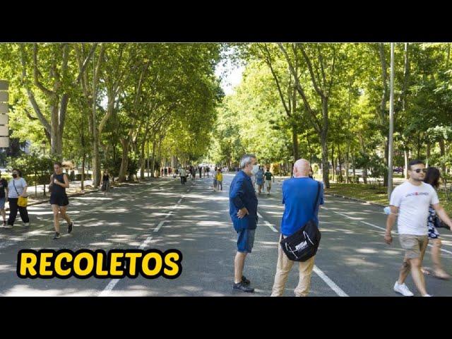 Walking Through Recoletos, in Madrid! Full Walk! Spain - Spanien - スペイン -