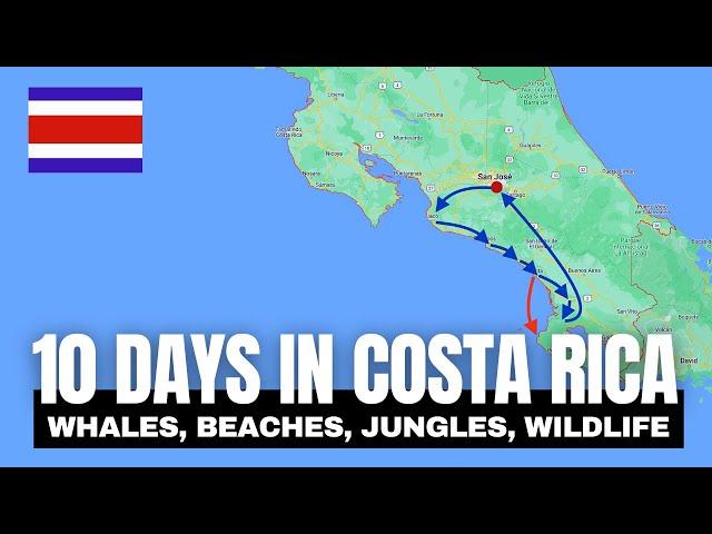 8 Best Places On The Pacific Coast | Costa Rica Road Trip 10 Days Itinerary