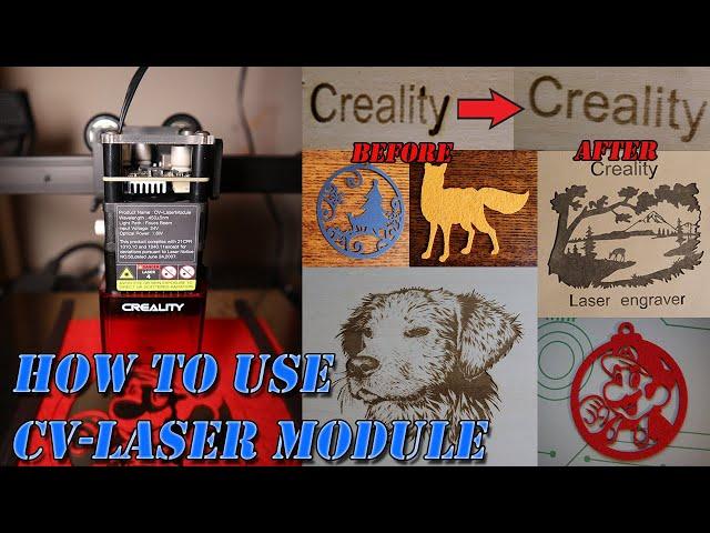 How to Use Creality CV Laser Module - Setup, Slicing