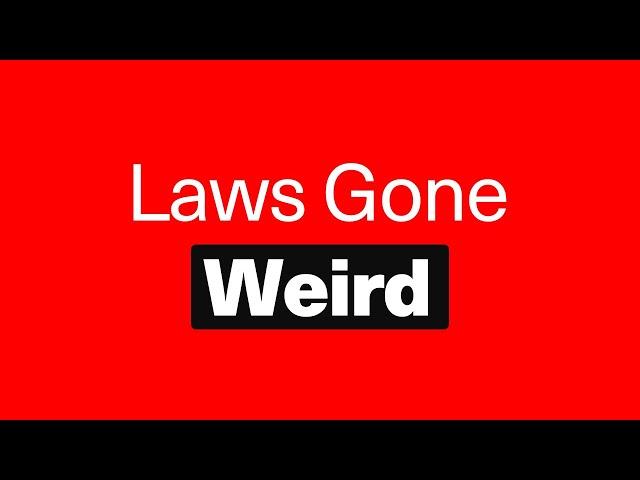 Top 7 BIZARRE LAWS - A Dive into History's Legal ODDITIES