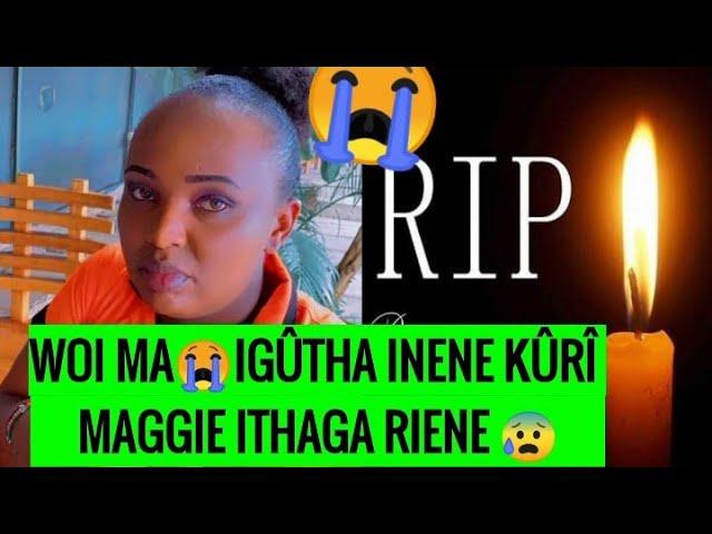 SÀD JANUARY MAGGIE ITHAGA RIENE MOURNING D£ATH OF TWO OF HER..