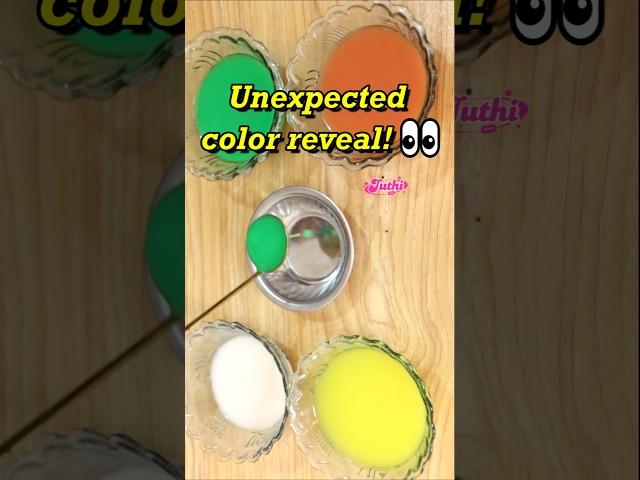Magic in every mix!  #colormixing #mixedcolors #asmr #satisfying