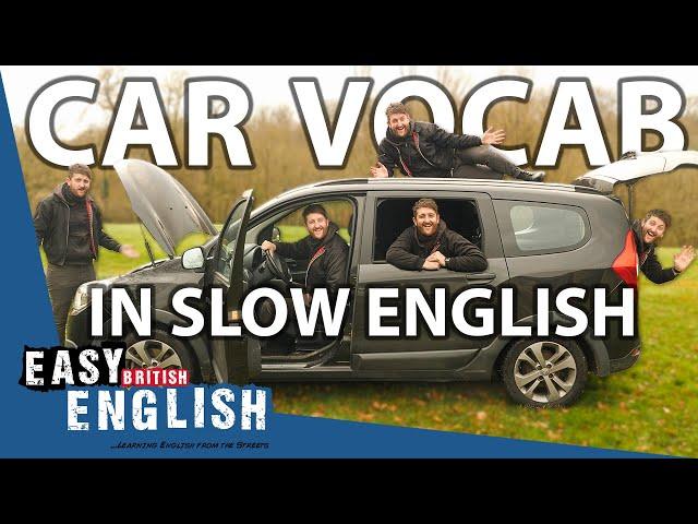 ESSENTIAL CAR VOCABULARY in Slow ENGLISH  | Super Easy English 29