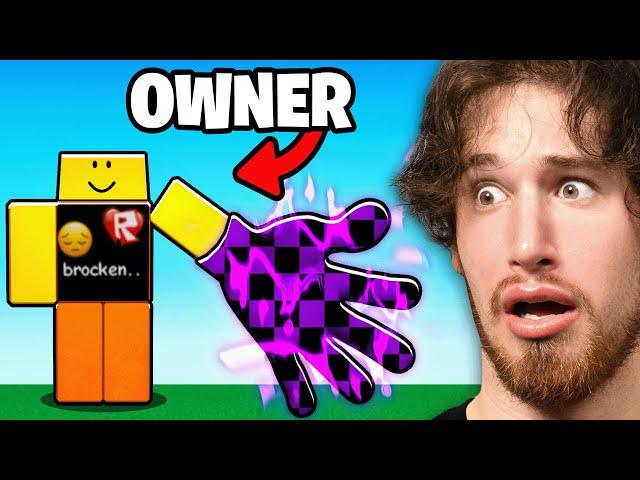 Using ADMIN To FIGHT OWNER In Roblox Slap Battles