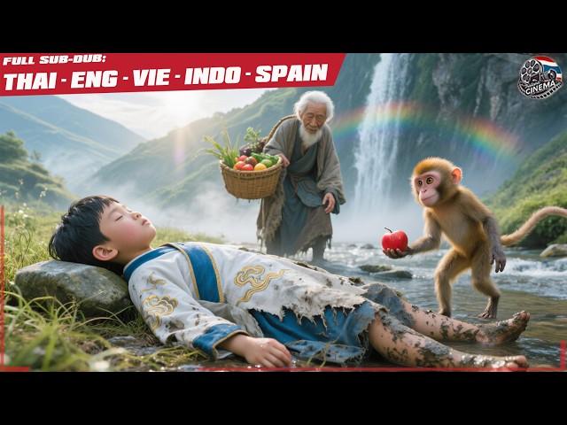 A boy falls off a cliff fleeing, saved by a healer. 20 years later, he returns as a godly warrior