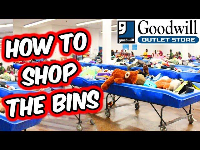 How To Shop The Bins | Tips for Shopping at The Goodwill Outlet | Thrift for Profit | Reselling