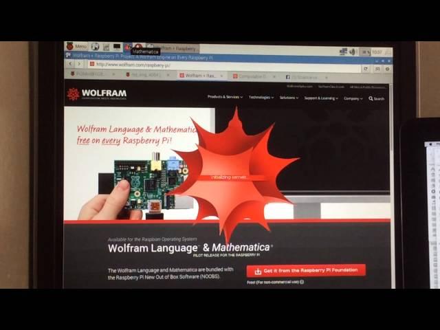 Introduction to Wolfram Mathematica 10 on Raspberry Pi 2 (Dec 2015)
