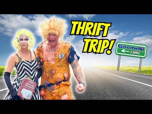 We Took a 7 Hour Thrifting Road Trip!