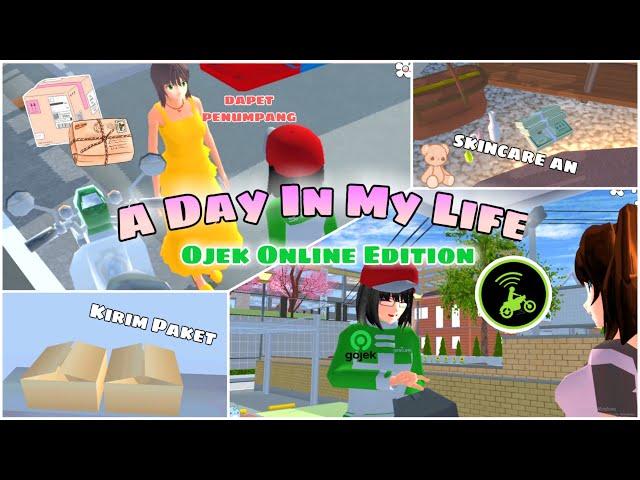 DAY IN MY LIFE NGOJEK ONLINE || SAKURA SCHOOL SIMULATOR