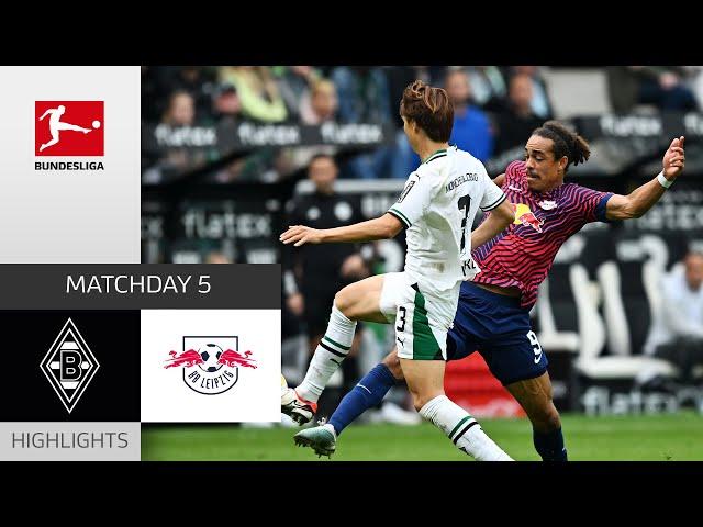 Borussia M'gladbach - RB Leipzig 0-1 | Highlights | Matchday 5 – Bundesliga 2023/24