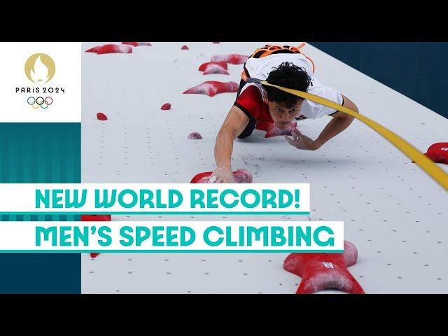 World Record for Watson! | Men's Speed Climbing  | #Paris2024 Highlights