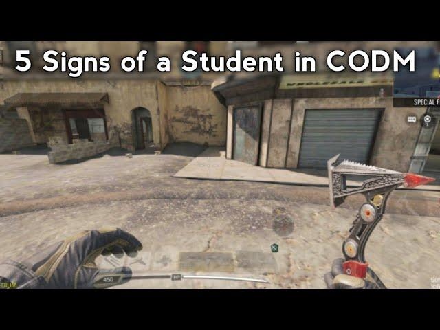 5 Signs of a student in CODM