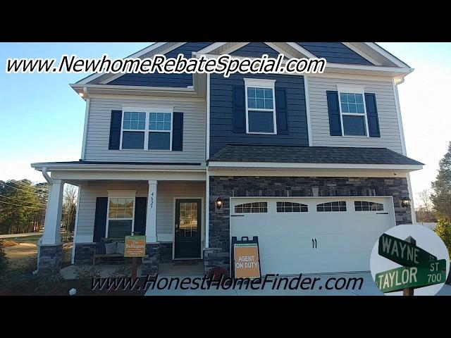 Maycroft Buffington model Smith Douglas Homes Gastonia new homes