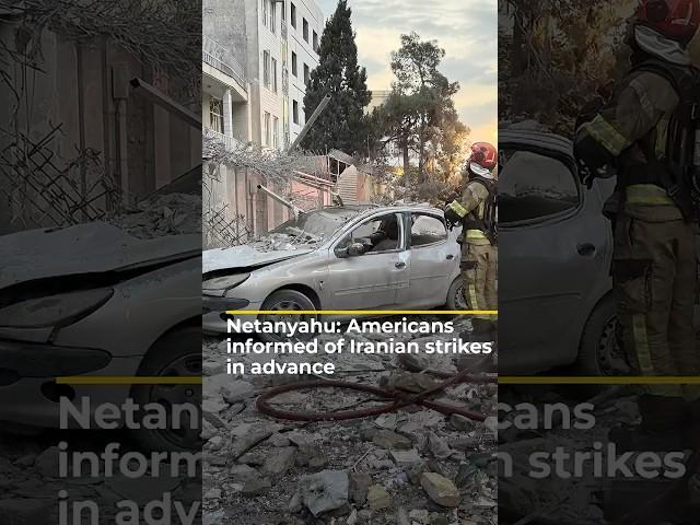 Netanyahu: Israel informed US of Iranian strikes in advance | #ajshorts