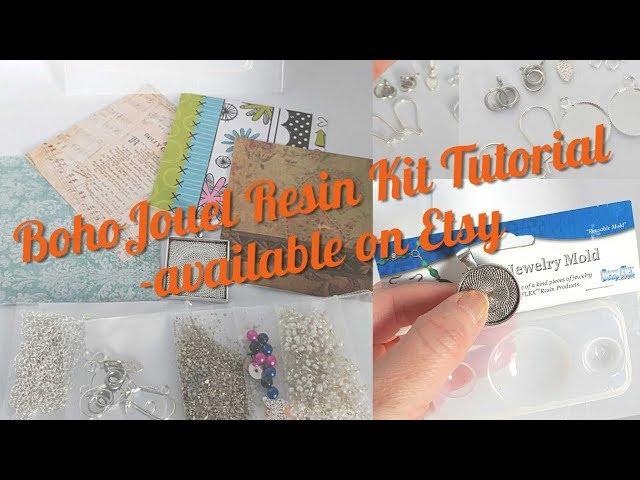 Complete Resin Jewelry Tutorial- BohoJouel Kits