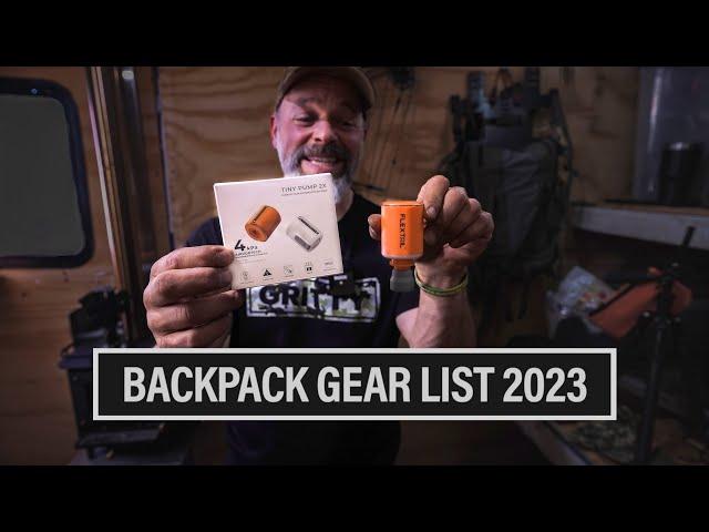 BACKPACK GEAR LIST 2023 | THRIVE IN THE BACKCOUNTRY ️ EP. 815