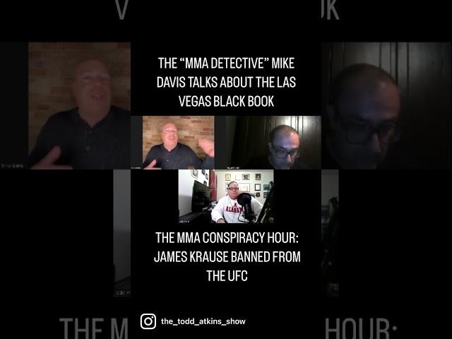 The “MMA Detective” Mike Davis talks about the Las Vegas black book