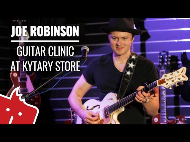 Joe Robinson - Guitar clinic at Kytary store