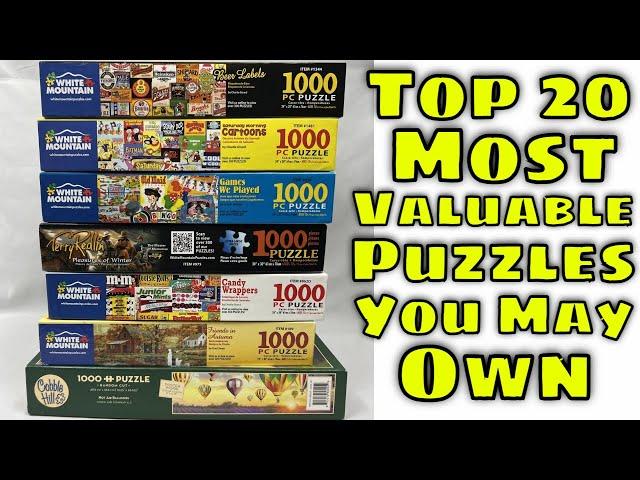 Top 20 Most Valuable Puzzles You May Own