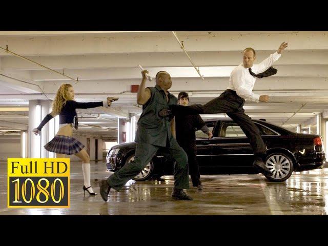 Jason Statham vs Car Thieves in the movie The Transporter 2 (2005)