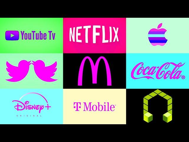 Best Logo compilation: YouTube tv, Netflix Apple, Twitter, MacDonald's etc Logo Effects(most viewed)