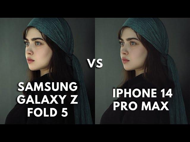 Samsung Galaxy Z Fold 5 Vs Iphone 14 Pro Max Camera Test Comparison