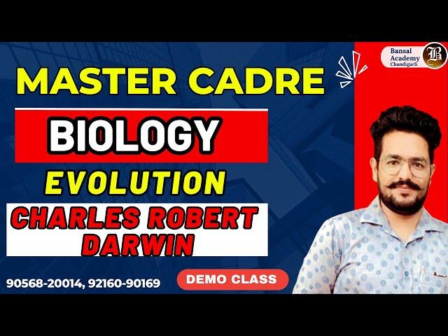 Master Cadre BIOLOGY DEMO   Evolution Charles Robert Darwin   BANSAL ACADEMY