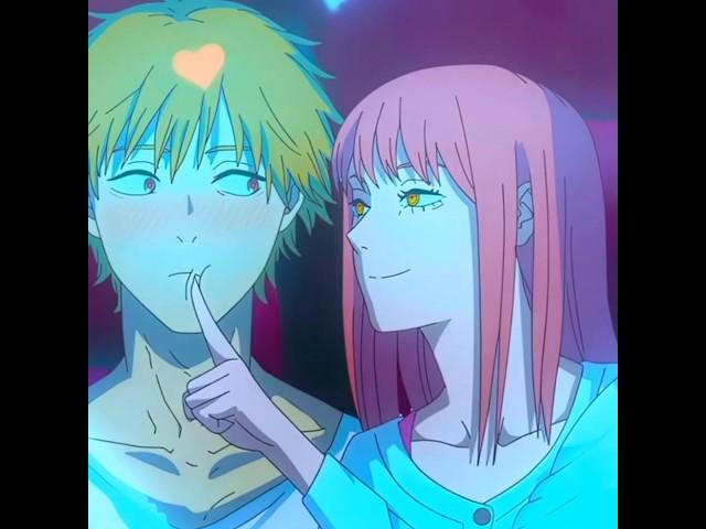 Makima And Denji Romantic | Cinema Scene #chainsawman #makima #denji #anime #animeedit