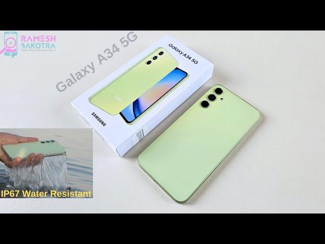 Samsung Galaxy A34 5g Unboxing and Full Review | 120Hz Super AMOLED Display | 48MP OIS Camera