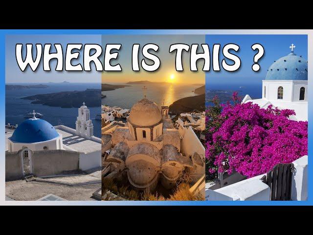 Santorini : Guide to finding the famous INSTAGRAM SPOTS of Fira & Imerovigli