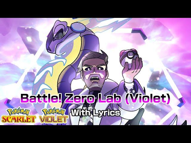 Battle! Zero Lab WITH LYRICS - Violet Version (AI Professor Turo) - Pokémon Scarlet & Violet Cover