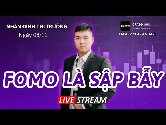 Nhận Định Thị Trường Chứng Khoán 8/11: Vnindex Giảm Lấp Gap, Rủi Ro Nếu Fomo. Phân Tích Cổ Phiếu