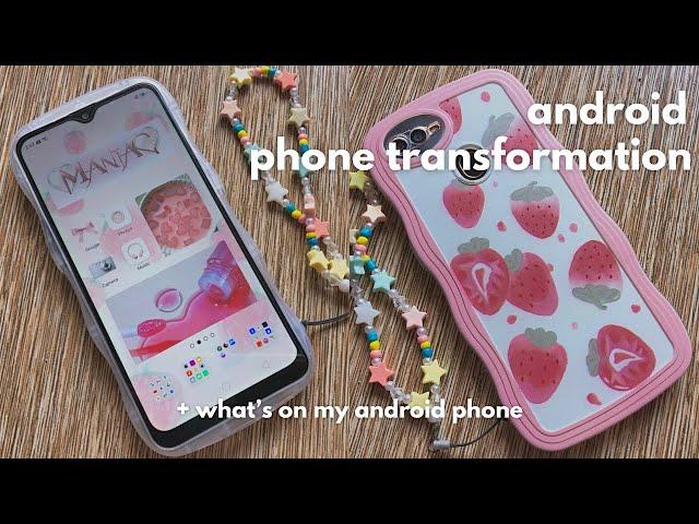 android phone transformation  + what's on my phone ⋆🫧 Oppo A5s