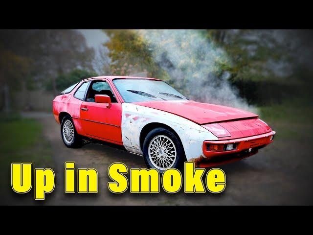 My £500 Porsche 924 dreams go up in smoke. test drive goes bad!