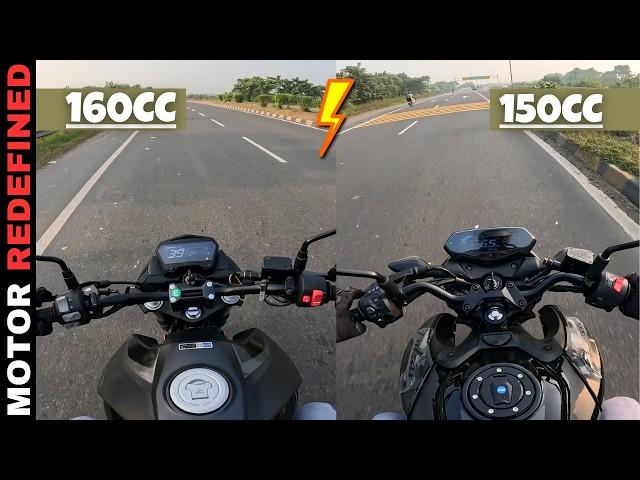 2024 Hero Xtreme 160R 2V Vs Bajaj Pulsar N150 Ride Comparison | Same Same But Different.