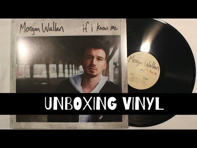 Vinyl Unboxing - Morgan Wallen If I Know Me | EthanTheDJ