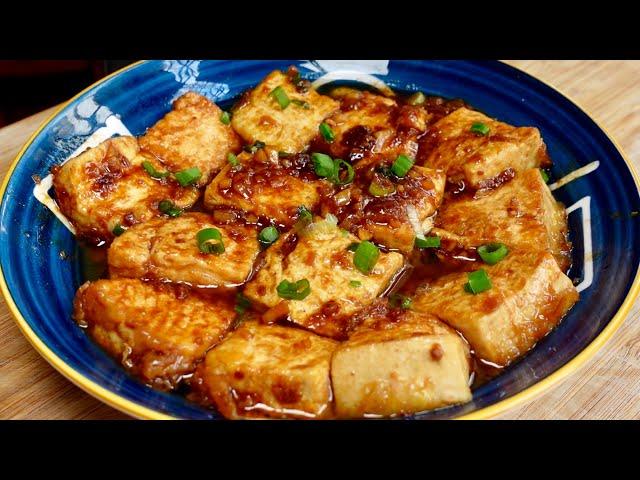 红烧豆腐大人孩子都爱吃；营养又健康，简单易做️Braised tofu Adults and children love to eat; nutritious and healthy