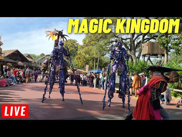  LIVE: Magic Kingdom Friday for rides, shows, and the parades at Walt Disney World 12/20/2024