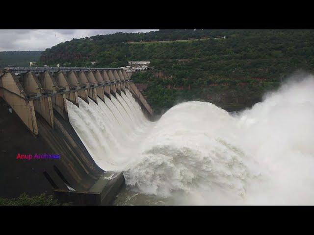 Srisailam Dam Sight | Srisailam Project - Krishna River Flow | Nallamala Forest | Anup Archives