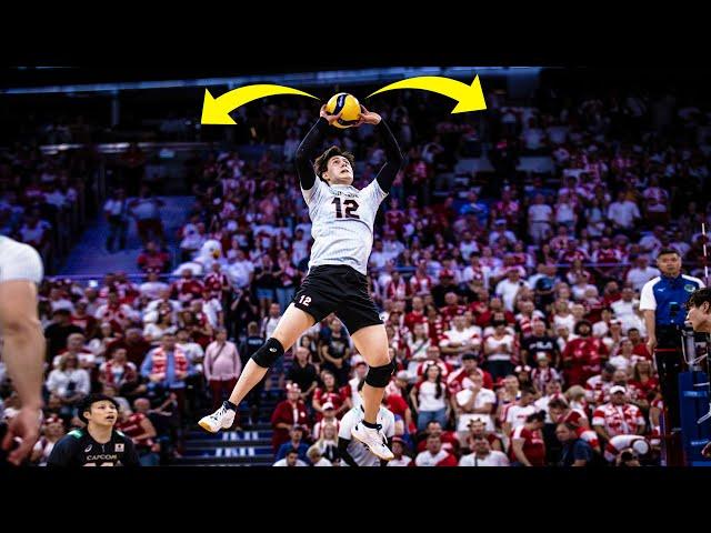 Craziest Volleyball Sets by Ran Takahashi | Men's VNL 2023