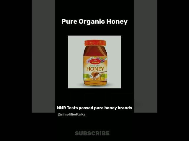 Only 3 Pure organic Honey brands among all | NMR test passed natural honey