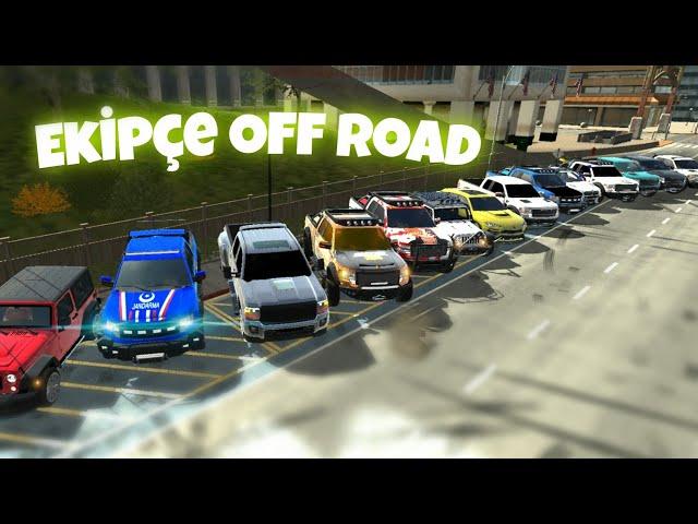 EKİPÇE OFF ROAD / Car Parking Multiplayer